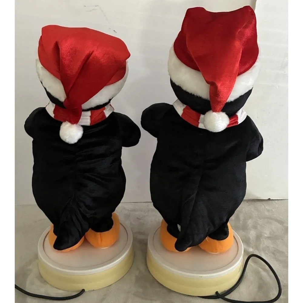 Gemmy Penguins Set of 2‎ for 3-Piece Animated Christmas Band *No Polar Bear